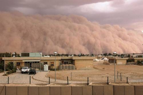 Как выглядит песчаная буря?