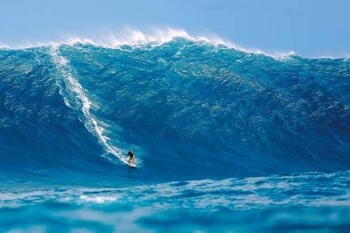 Волна Джоуз у Гавайских островов