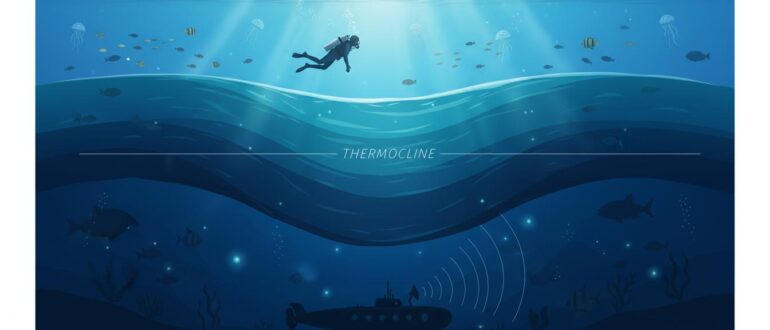 Граница тепла под водой: как и где живёт термоклин