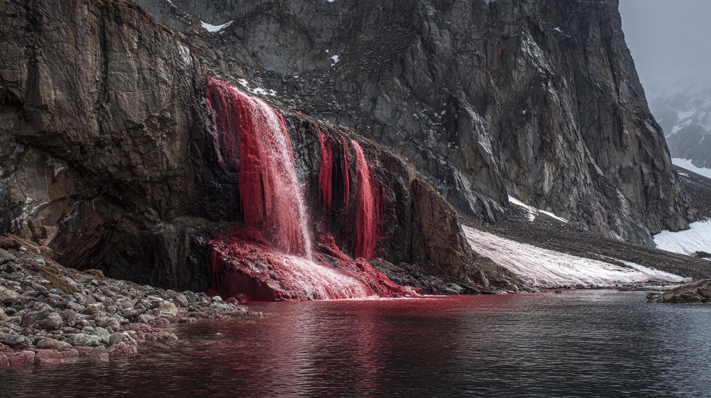Кровавый водопад в Антарктиде: что это такое, причины красного цвета. Частые вопросы коротко и по делу