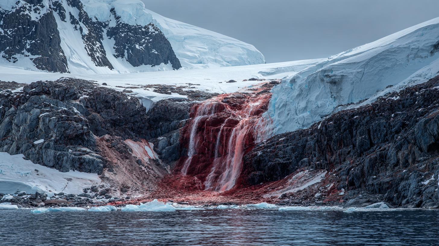 Кровавый водопад в Антарктиде: что это такое, причины красного цвета. Кровавый водопад в Антарктиде: что это такое, причины красного цвета