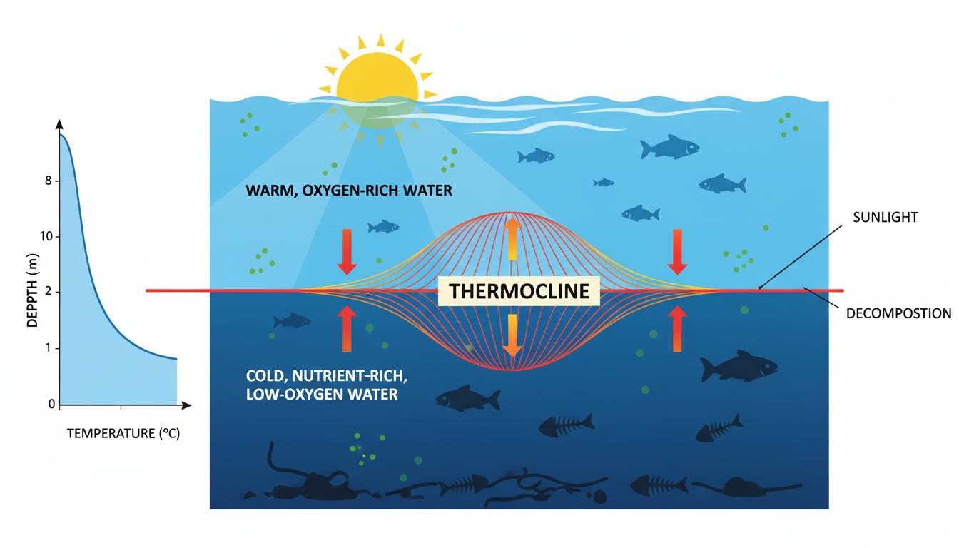 Термоклин: что это такое, на какой глубине находится, значение. Как термоклин связан с качеством воды