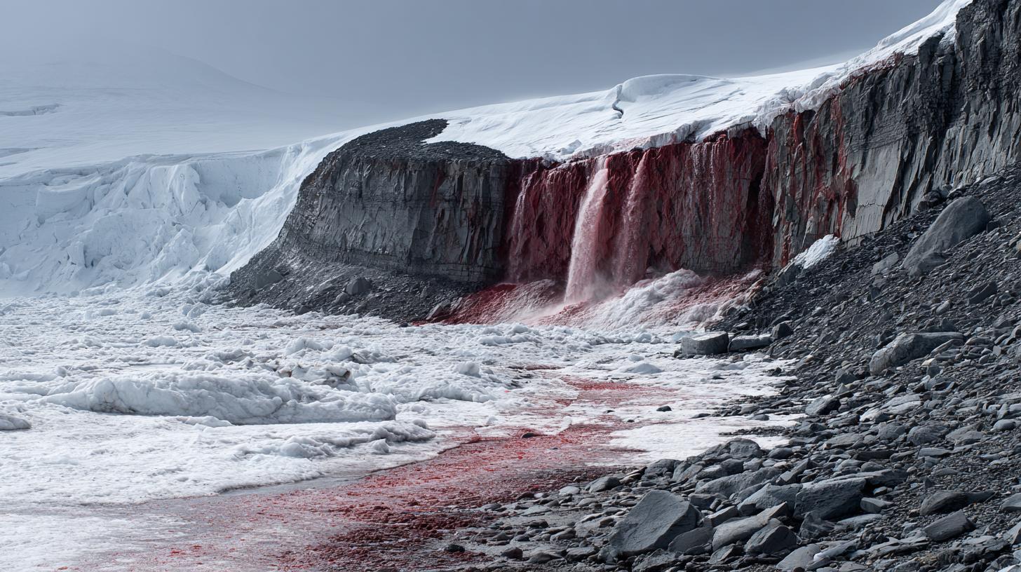 Кровавый водопад в Антарктиде: что это такое, причины красного цвета. Личный угол автора: почему этот объект прилипает к памяти