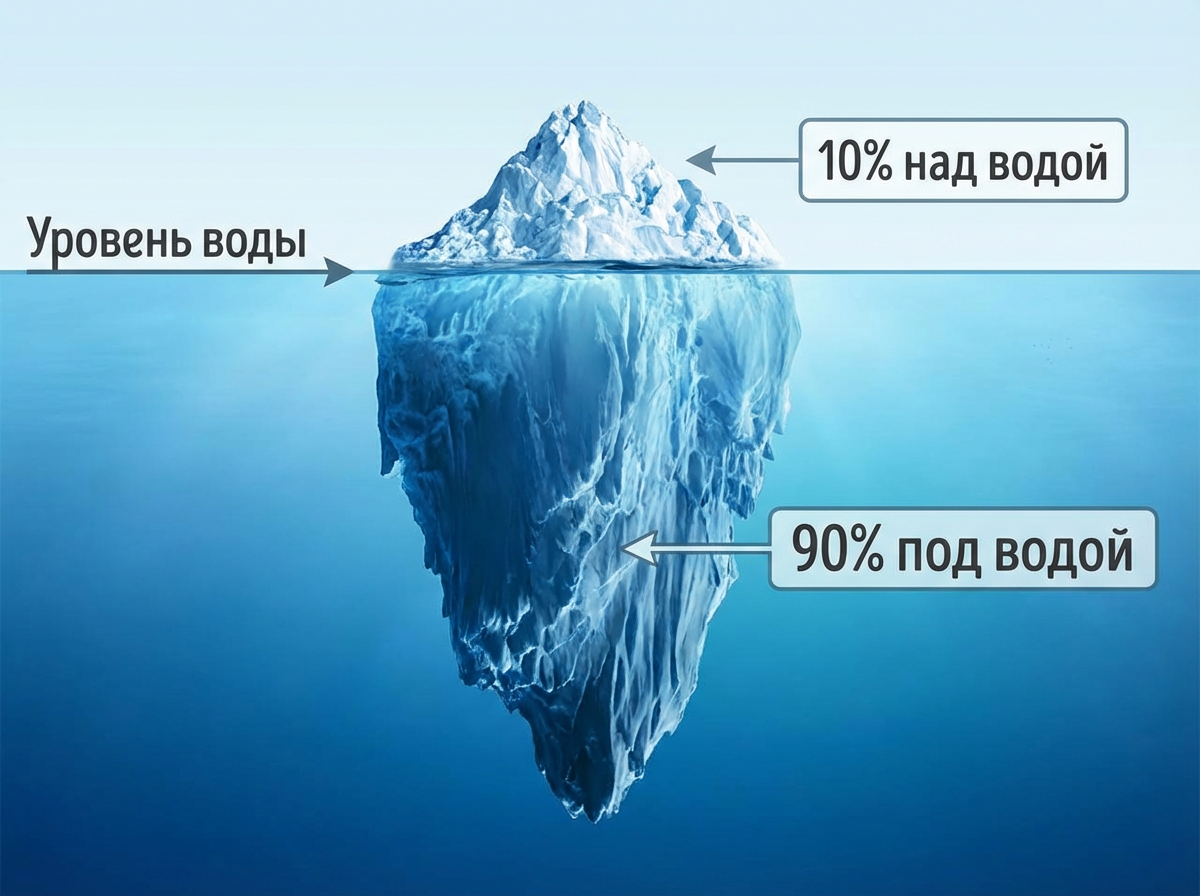 Структура айсберга