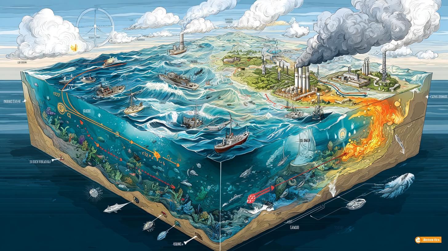 Круговорот углерода в океане: как вода регулирует глобальную температуру. Пределы океанского щита и риски Круговорот углерода в океане: как вода регулирует глобальную температуру. Пределы океанского щита и риски