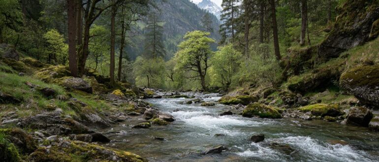Когда реки выходят из берегов весной и летом