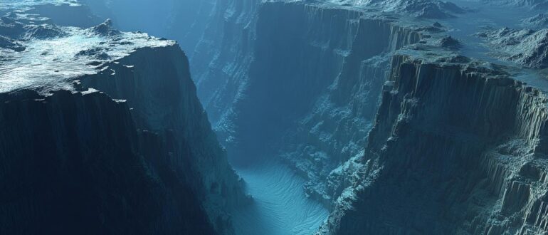 Карта пропастей океана: где начинаются и чем живут подводные каньоны