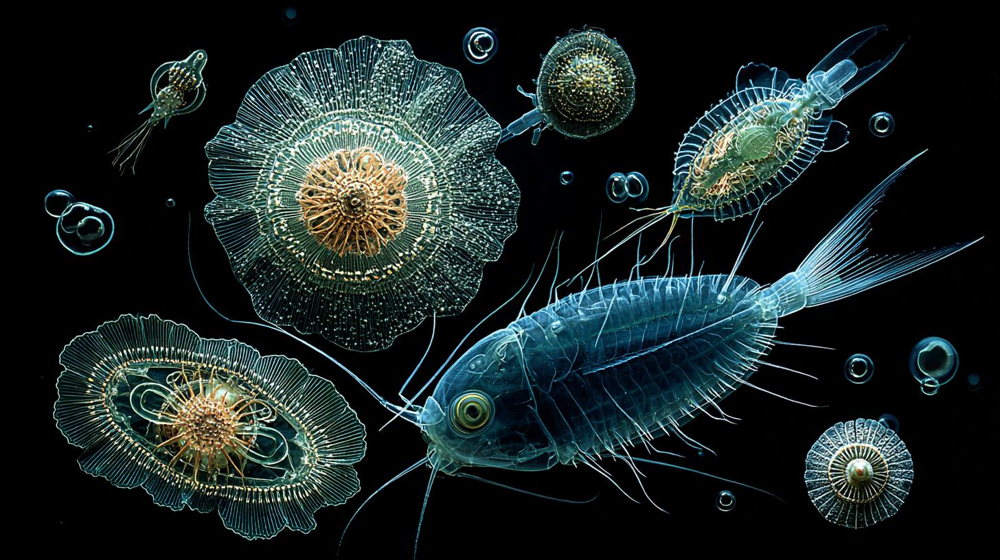 Планктон: крошечные существа, которые создают половину кислорода Земли. Биологический насос углерода