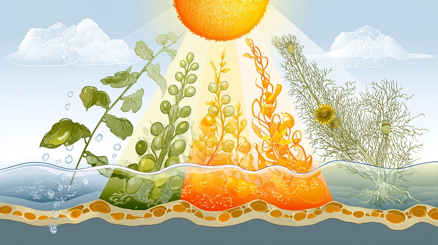 Фотосинтез: как растения превращают солнечный свет в еду. Газообмен и вода: устьица, жара и экономия