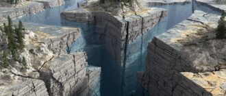 Грабены и горсты: как земная кора ломается на блоки рифтовых долин